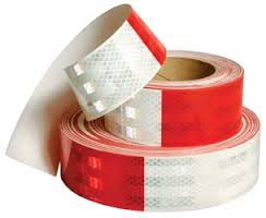 Reflective Tape - Red/White - 2" Wide