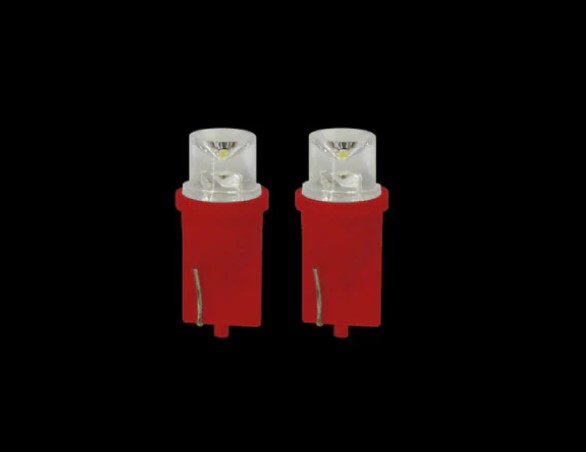 LED T-10 Bulb Red Pair