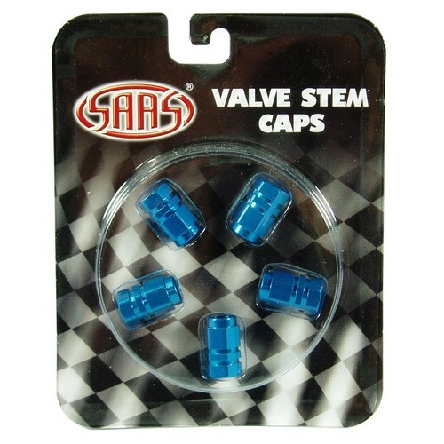 Blue Valve caps set of 5