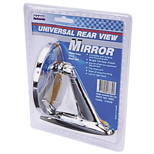 Round Chrome Sports Mirror - Each