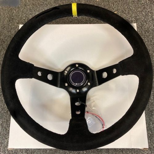Deep Dish Steering Wheel Suede