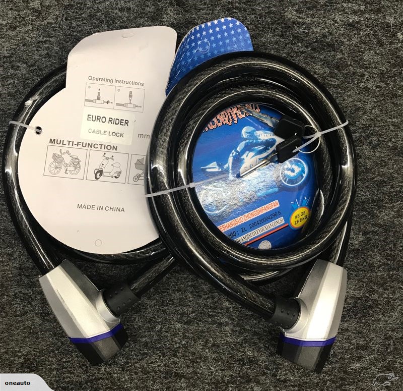 Scooter Cable Lock 1.4mtr Key - Image 2