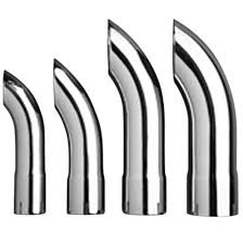 Chrome Exhaust Extension Turned Down End