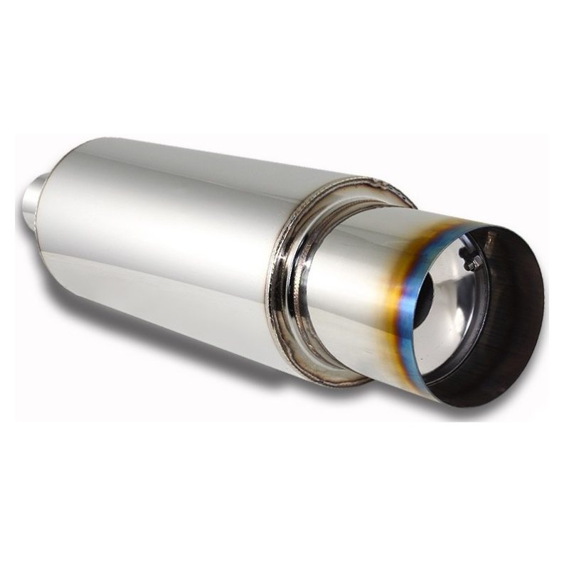 Stainless Steel Muffler 2.5" with Baffle