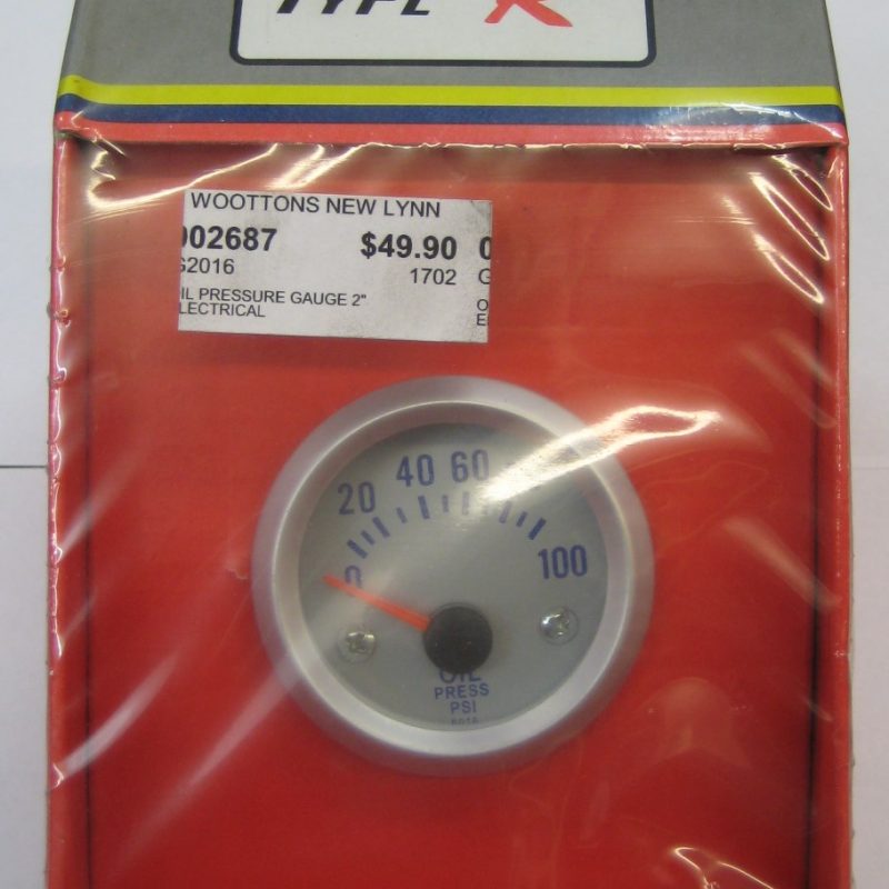 Oil Pressure Gauge Electric 2"