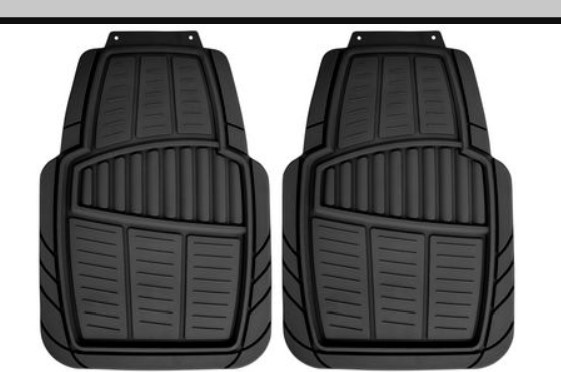 MAT RUBBER H/DUTY 4WD BLACK LARGE