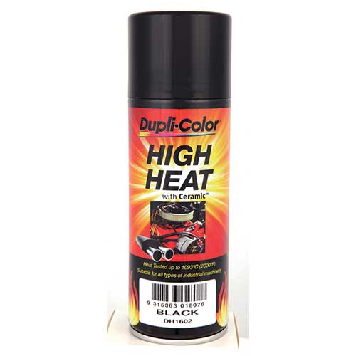 Duplicolor High Heat Paint Black 340gm
