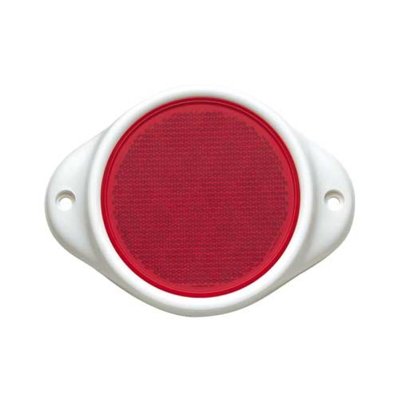 Red Trailer reflector with holder