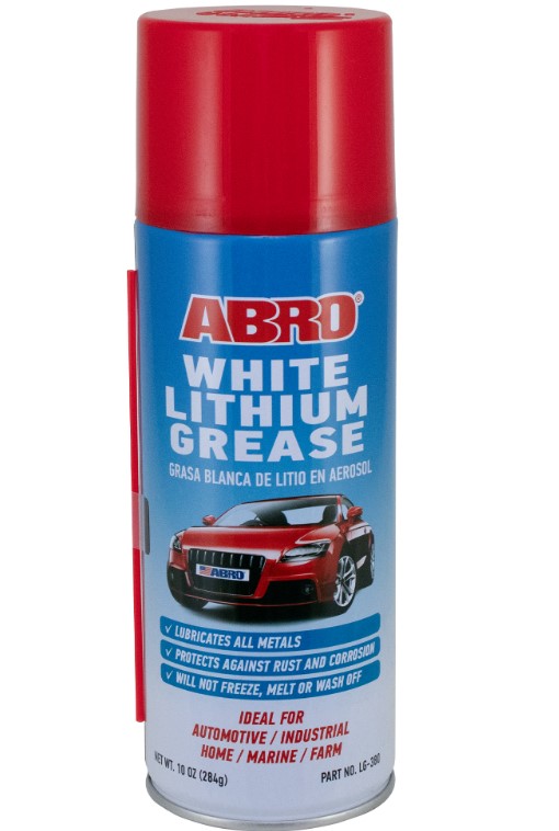 Abro White Lithium Grease Spray