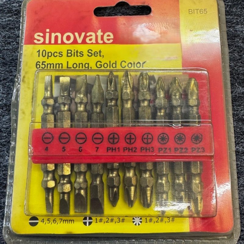 10 pce Bit Set with holder