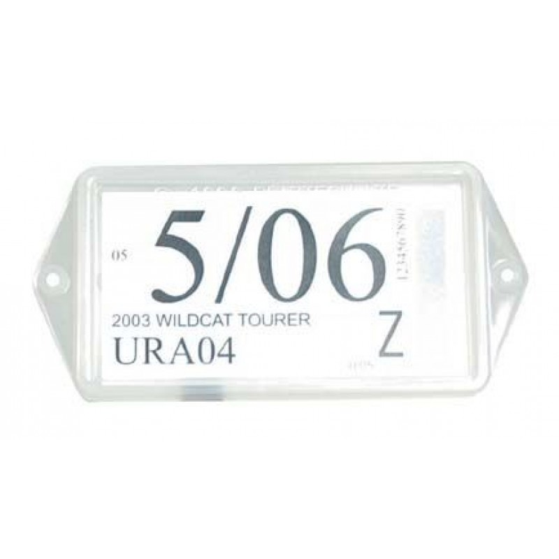 TRAILER REGISTRATION STICKER HOLDER