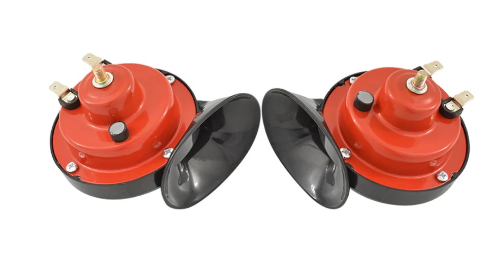 Dual Tone Twin Trumpet Snail Horn Set 12V