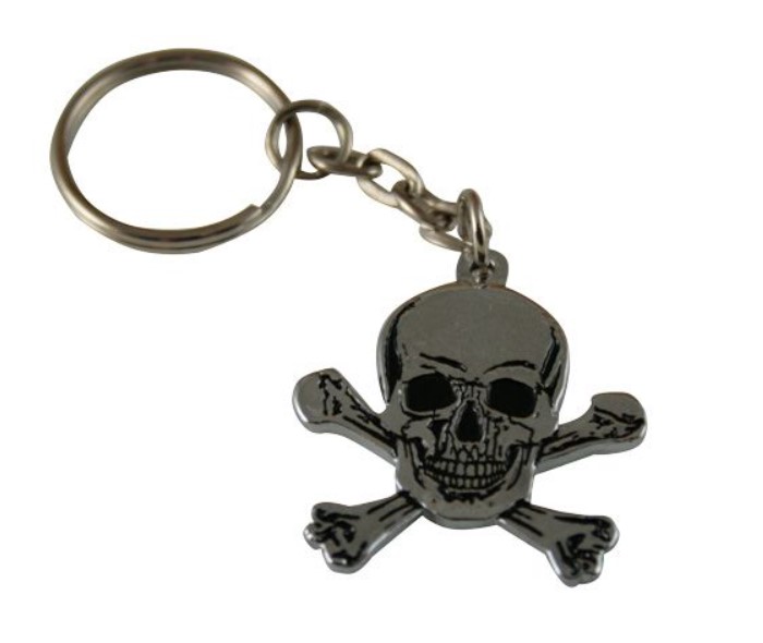 Skull & Crossbones Key Ring