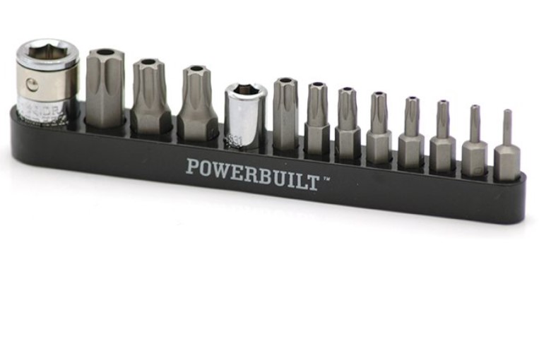 Powerbuilt Tamper Proof Star Bit Set 13pce