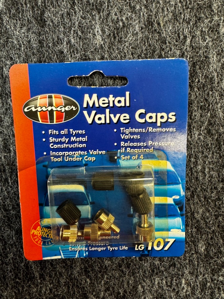 Tyre Valve Caps Metal set 4