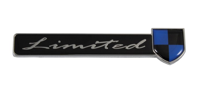 Limited stick on badge