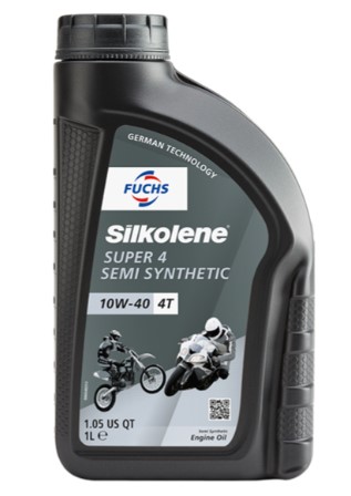 Silkolene Super 4 Semi Synthetic 10w/40 oil 4ltr