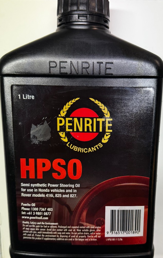 Honda Power Steering Fluid 1ltr Penrite