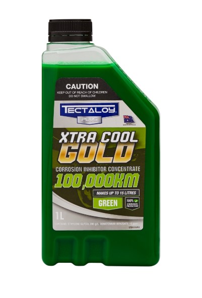 Tectaloy Xtra Cool Gold Coolant Concentrate Green 1L