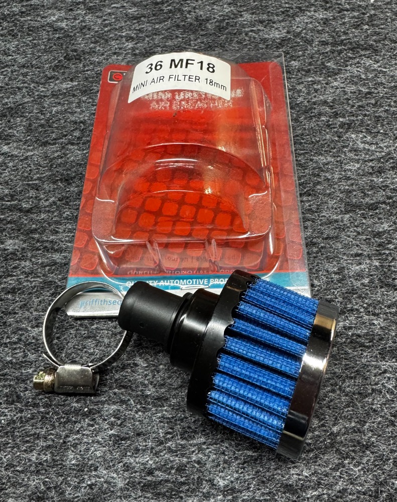 Mini Breather filter 18mm neck