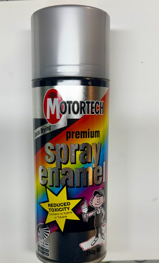 Motortech Spray Enamel Chrome